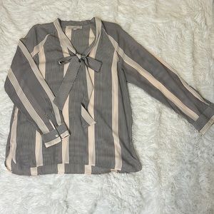 Black & Cream Loft Blouse